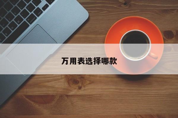 万用表选择哪款